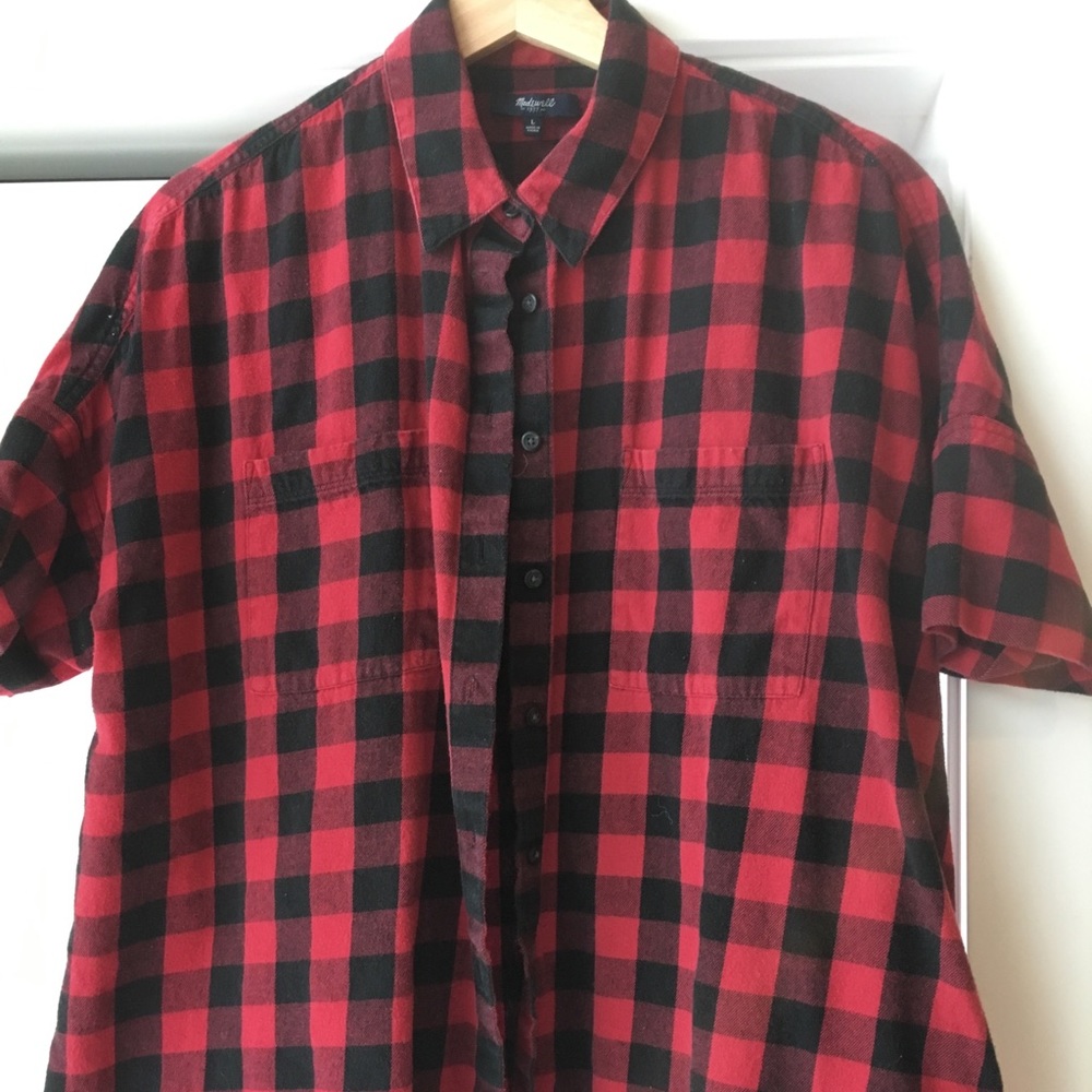 Red and Black Flannel Courier